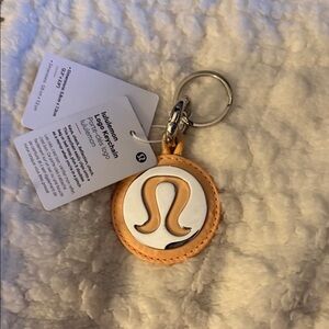 Lululemon Orange Keychain